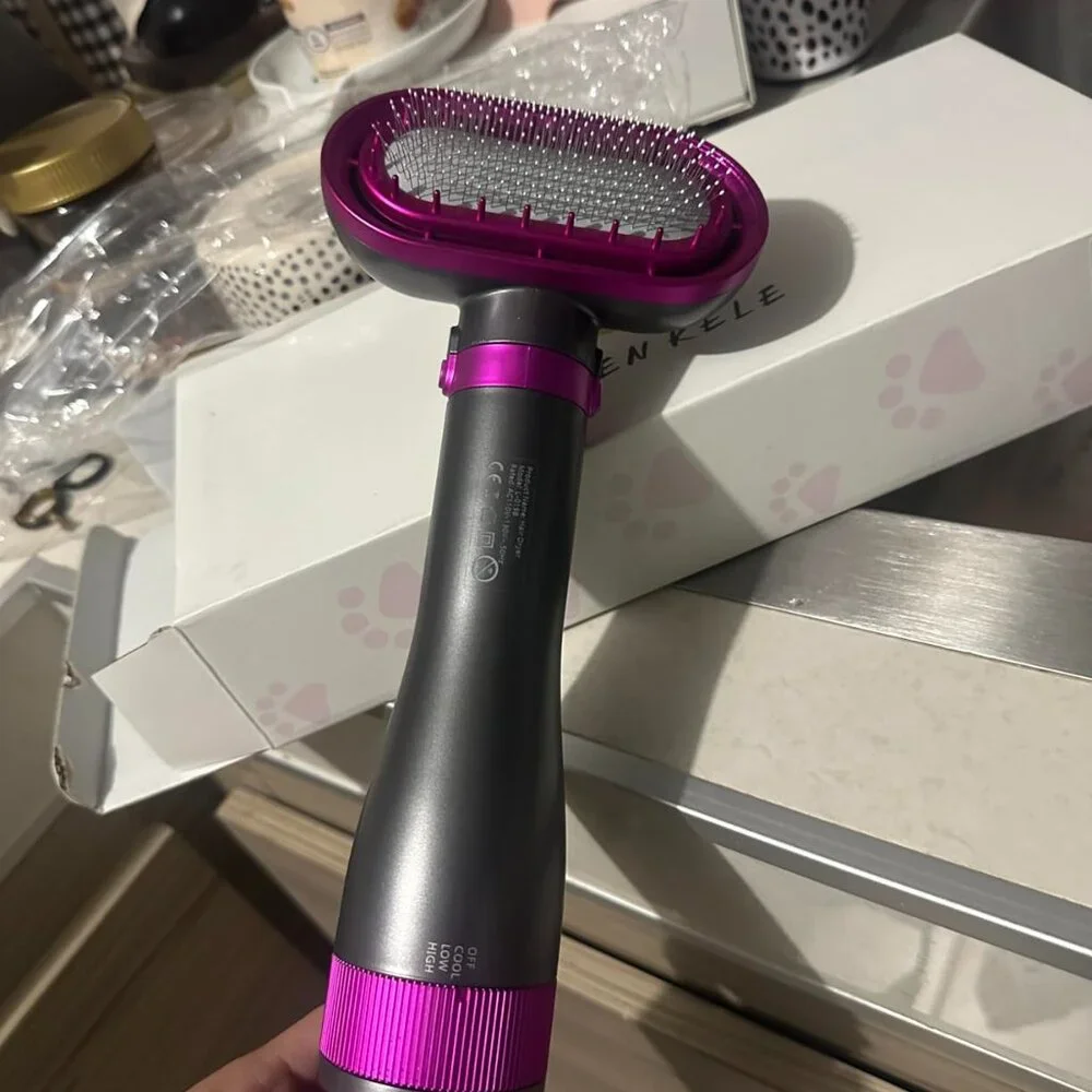 Dog Hair Dryer with Comb Attachment